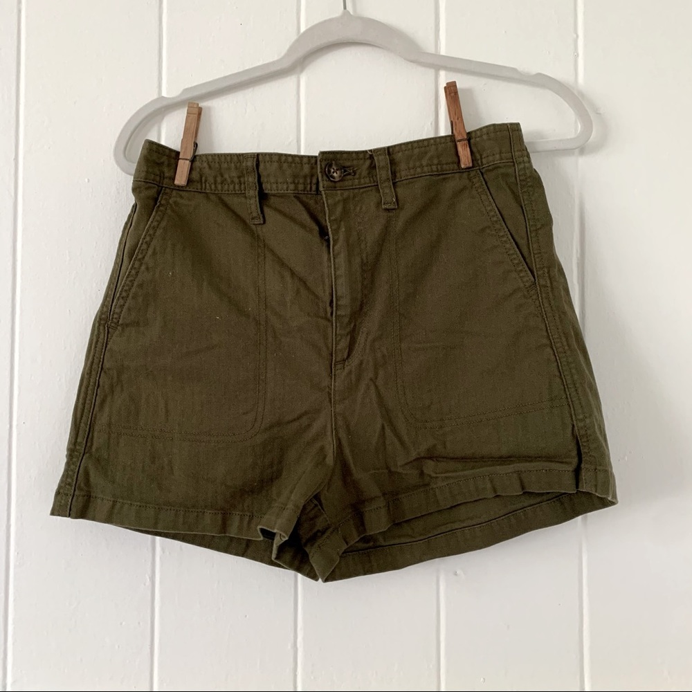 Madewell Olive Shorts